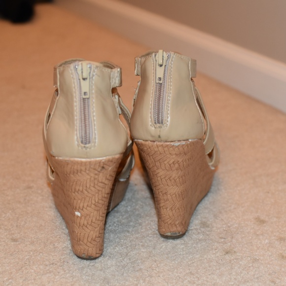 TOP Moda Women's Strappy Open Toe Platform Wedge - Picture 4 of 4